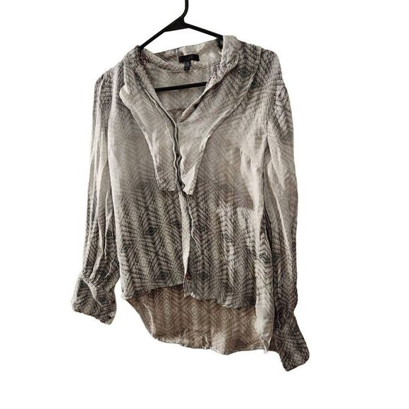 Joe's M snakeskin print blouse - Picture 3 of 7